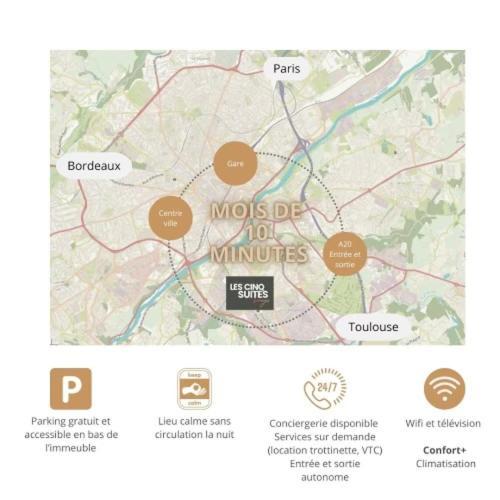 Limoges Sud-Lescinqsuites-L'Eden - Dabnb Εξωτερικό φωτογραφία